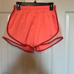 Nike Women's Bright Coral Athletic Shorts